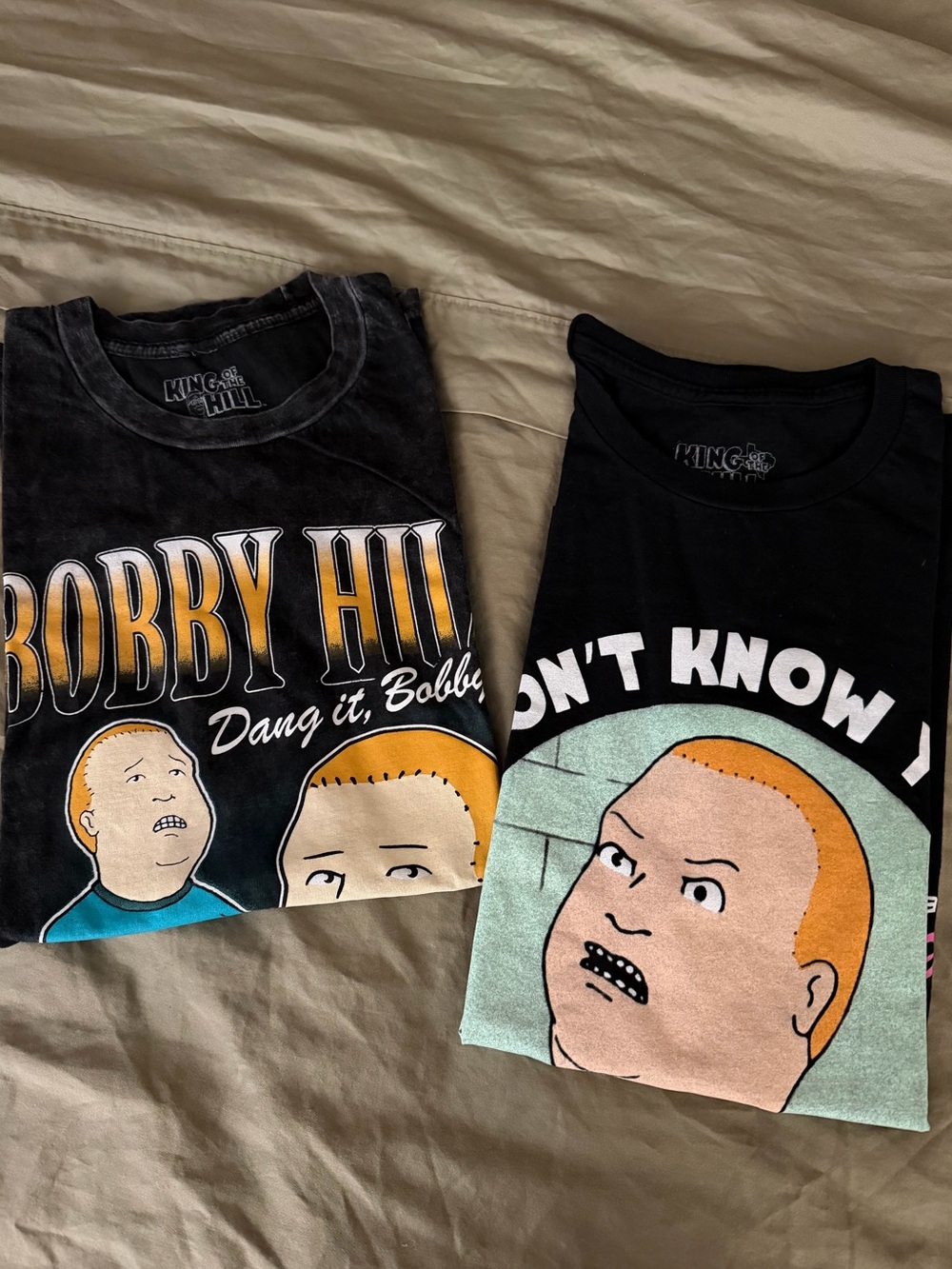 Lot of 2 King of the Hill T-shirts